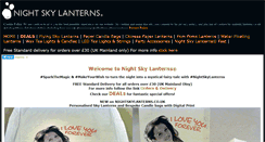 Desktop Screenshot of nightskylanterns.co.uk
